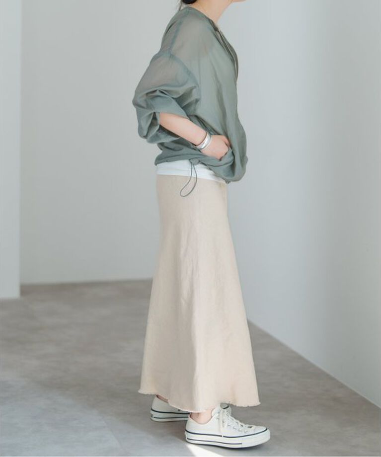 Spick and Span「リネンフレアスカート」|スカート|