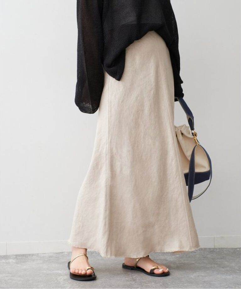 Spick and Span「リネンフレアスカート」|スカート|