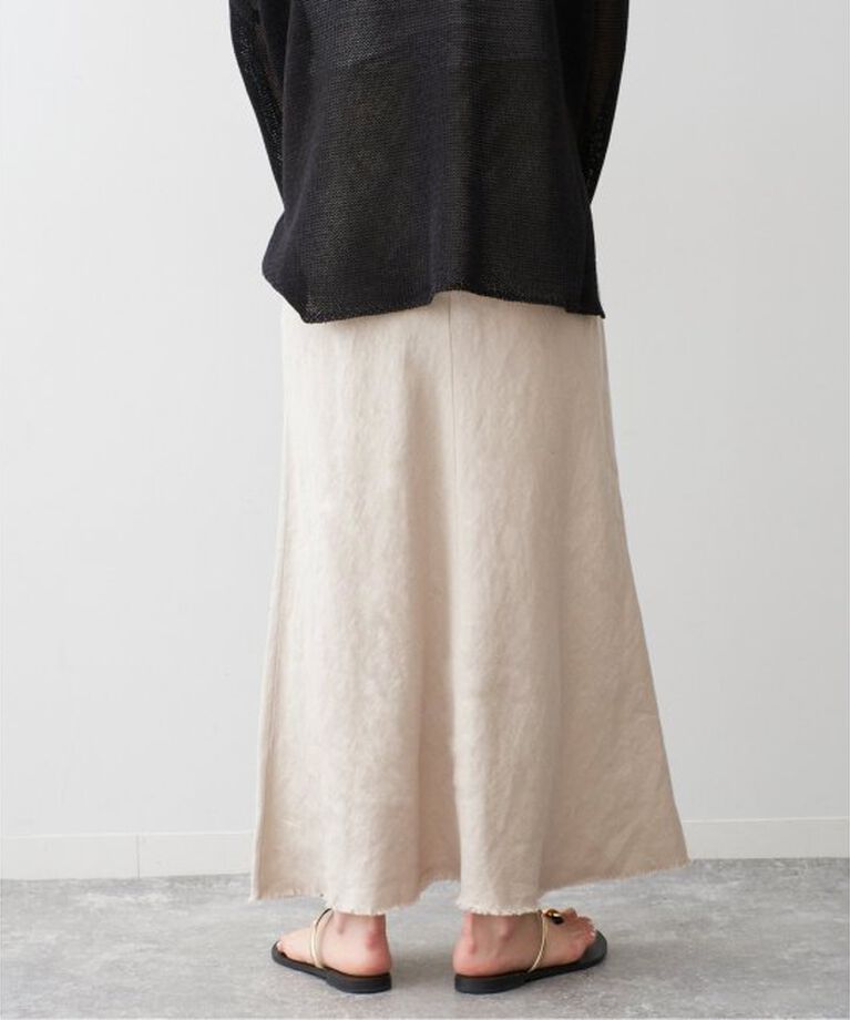 Spick and Span「リネンフレアスカート」|スカート|