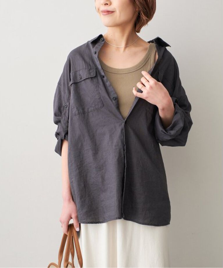 Spick and Span「《追加》甘撚テレコアメスリタンク」|タンクトップ|