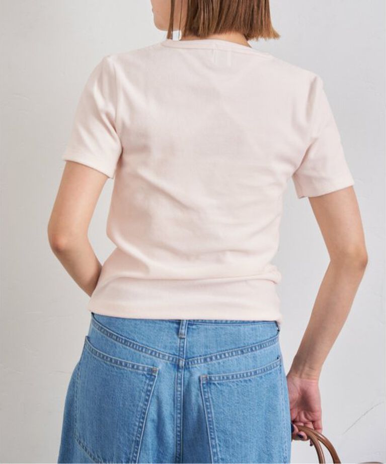 U by SPICK&SPAN「《予約》コットンベロアTEE」|Tシャツ・カットソー|