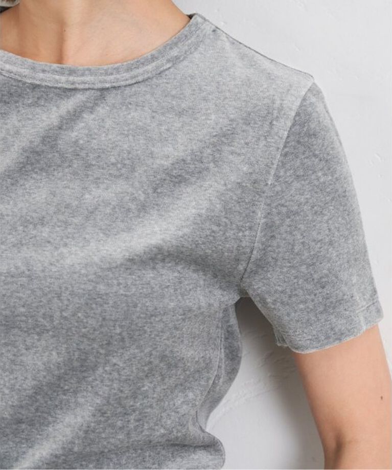 U by SPICK&SPAN「《予約》コットンベロアTEE」|Tシャツ・カットソー|