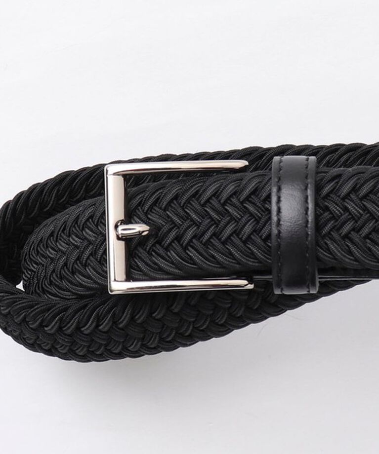 NOLLEY'S goodman「【Saddler's/サドラーズ】別注イントレチャートMIX30 ゴムメッシュベルト 3cm幅」|ベルト|ブラック・グレー系3