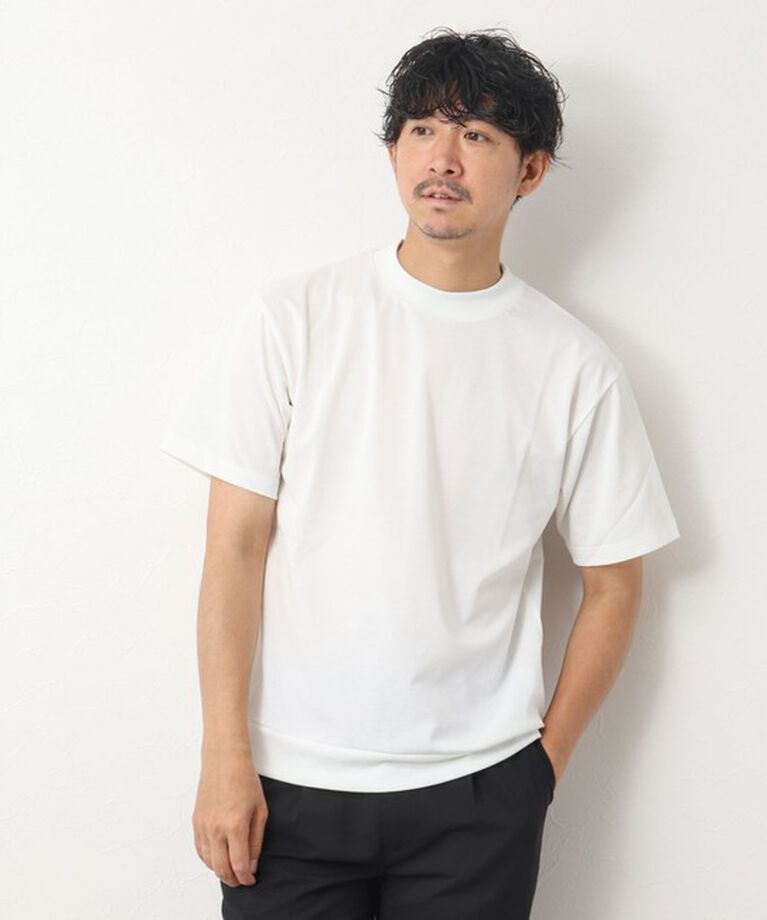 NOLLEY'S goodman「《ビジカジ対応》吸水速乾カノコ ドレスTシャツ」|Tシャツ・カットソー|