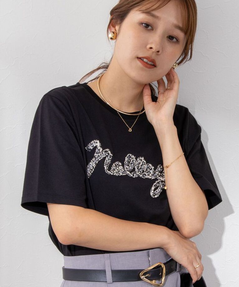 NOLLEY'S「ノーリーズ刺繍Tシャツ」|Tシャツ・カットソー|