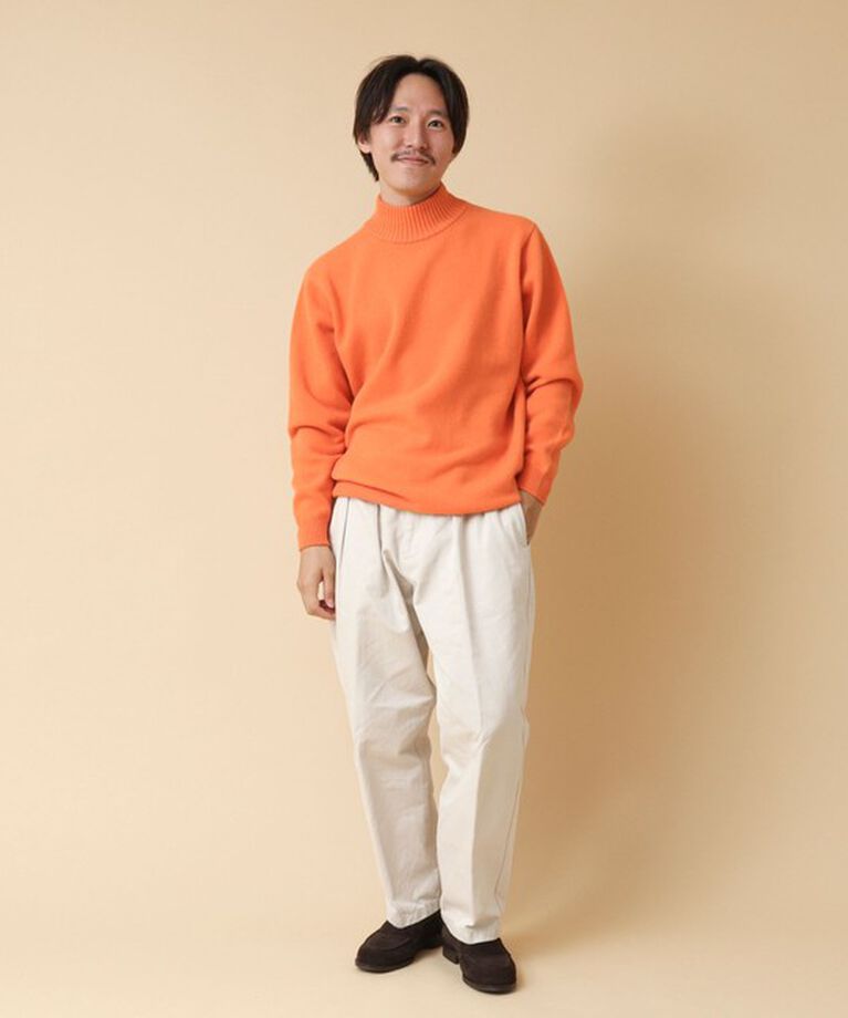 NOLLEY'S goodman「カシミヤ混 MUSIC ハイネックプルオーバーニット 24AW」|ニット・セーター|