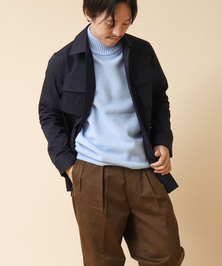 NOLLEY'S goodman「カシミヤ混 MUSIC ハイネックプルオーバーニット 24AW」|ニット・セーター|