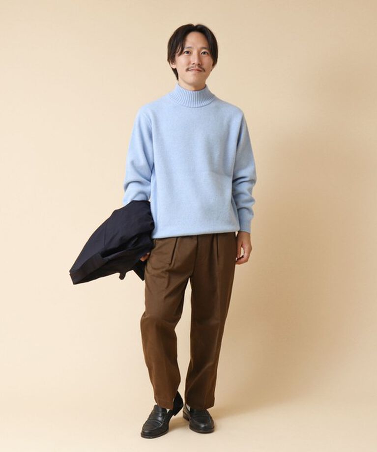 NOLLEY'S goodman「カシミヤ混 MUSIC ハイネックプルオーバーニット 24AW」|ニット・セーター|