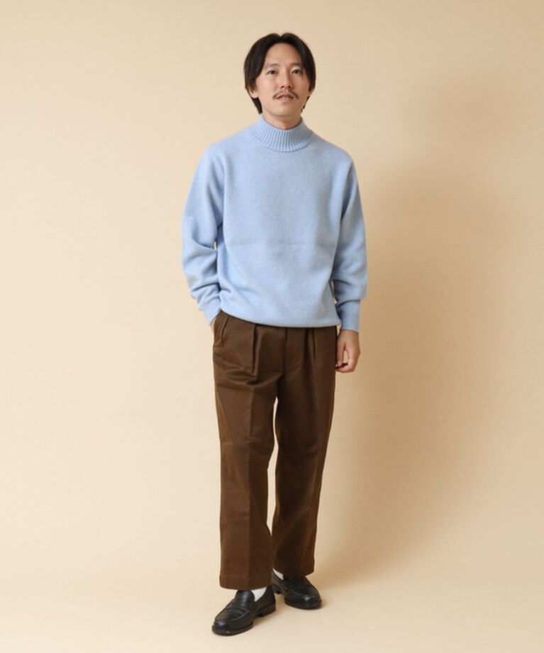 NOLLEY'S goodman「カシミヤ混 MUSIC ハイネックプルオーバーニット 24AW」|ニット・セーター|