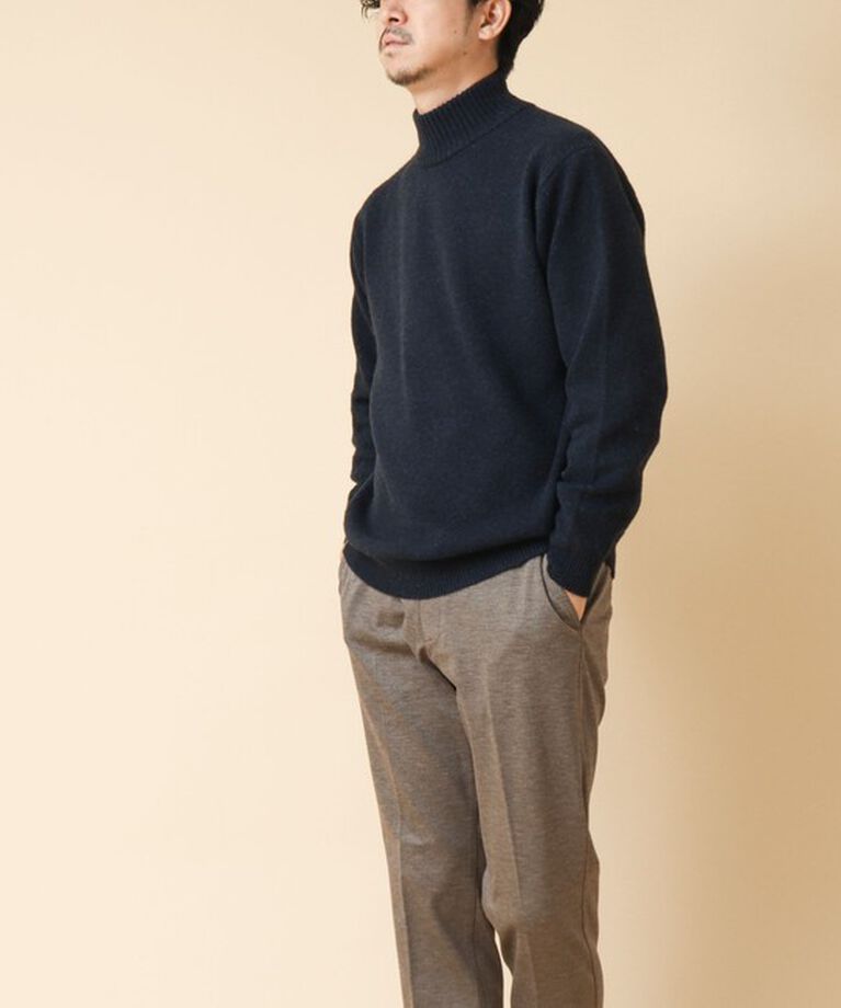 NOLLEY'S goodman「カシミヤ混 MUSIC ハイネックプルオーバーニット 24AW」|ニット・セーター|