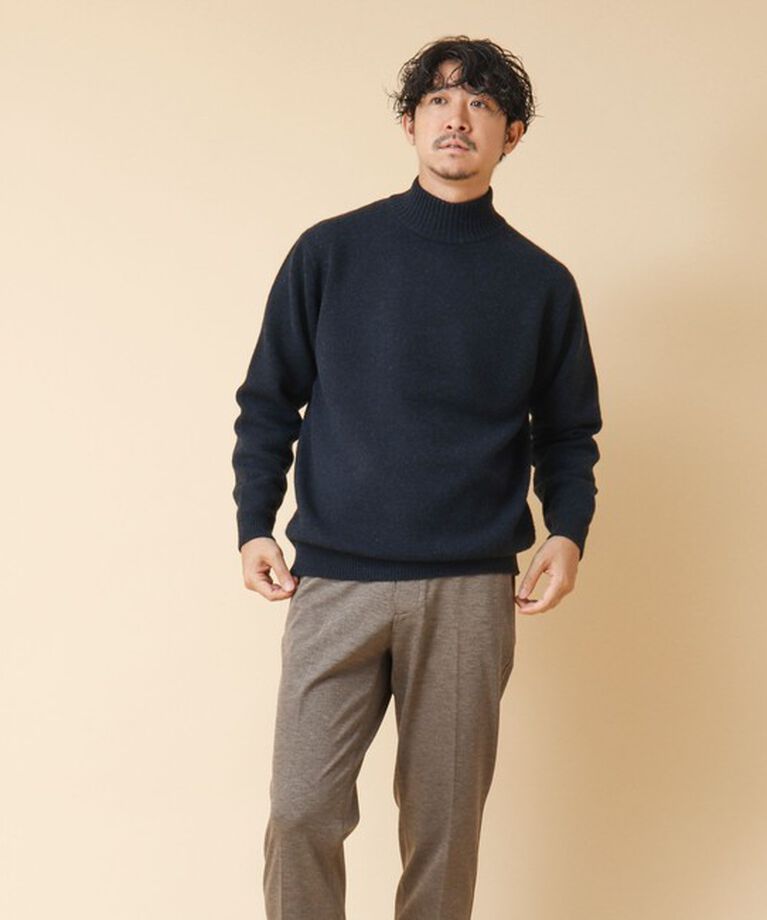 NOLLEY'S goodman「カシミヤ混 MUSIC ハイネックプルオーバーニット 24AW」|ニット・セーター|