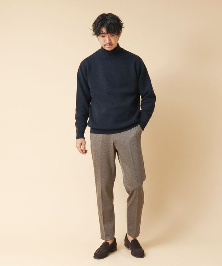 NOLLEY'S goodman「カシミヤ混 MUSIC ハイネックプルオーバーニット 24AW」|ニット・セーター|