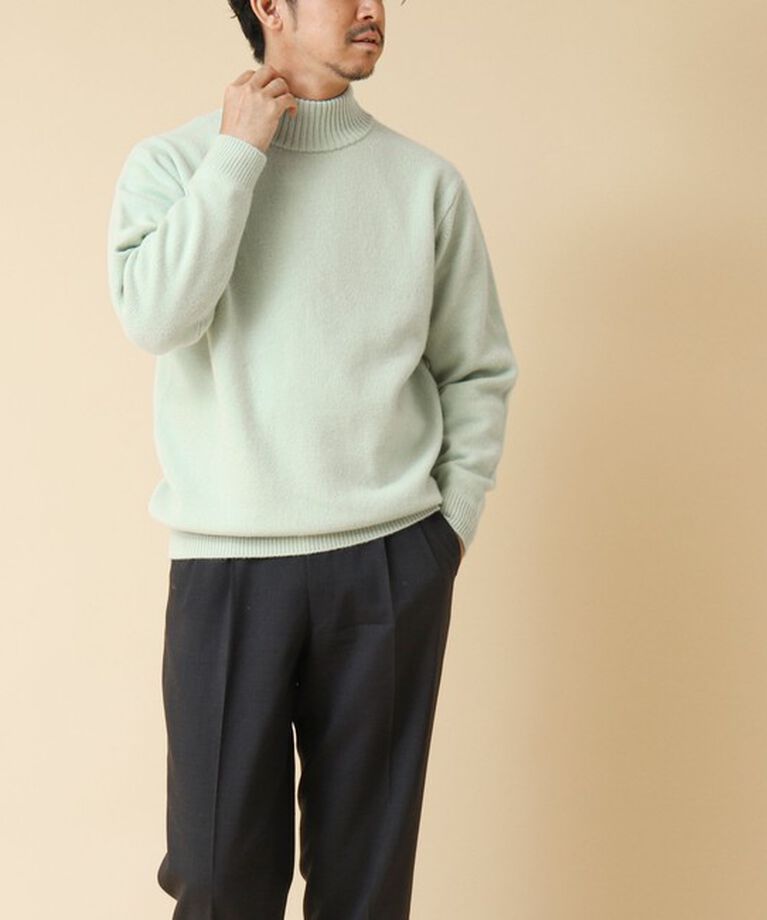 NOLLEY'S goodman「カシミヤ混 MUSIC ハイネックプルオーバーニット 24AW」|ニット・セーター|