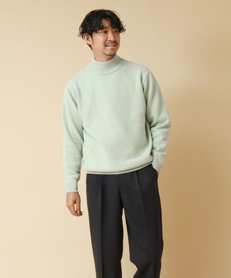 NOLLEY'S goodman「カシミヤ混 MUSIC ハイネックプルオーバーニット 24AW」|ニット・セーター|