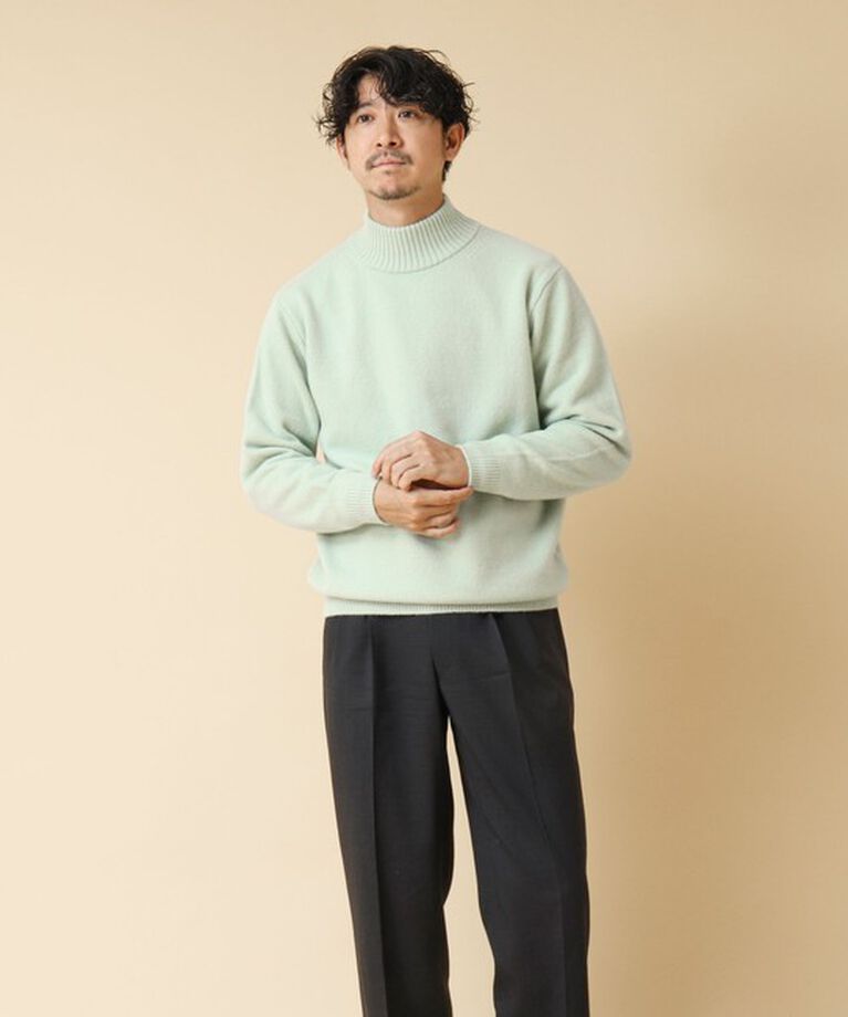 NOLLEY'S goodman「カシミヤ混 MUSIC ハイネックプルオーバーニット 24AW」|ニット・セーター|
