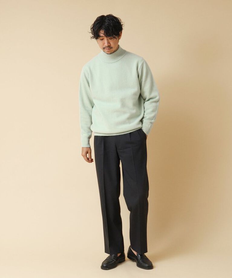 NOLLEY'S goodman「カシミヤ混 MUSIC ハイネックプルオーバーニット 24AW」|ニット・セーター|