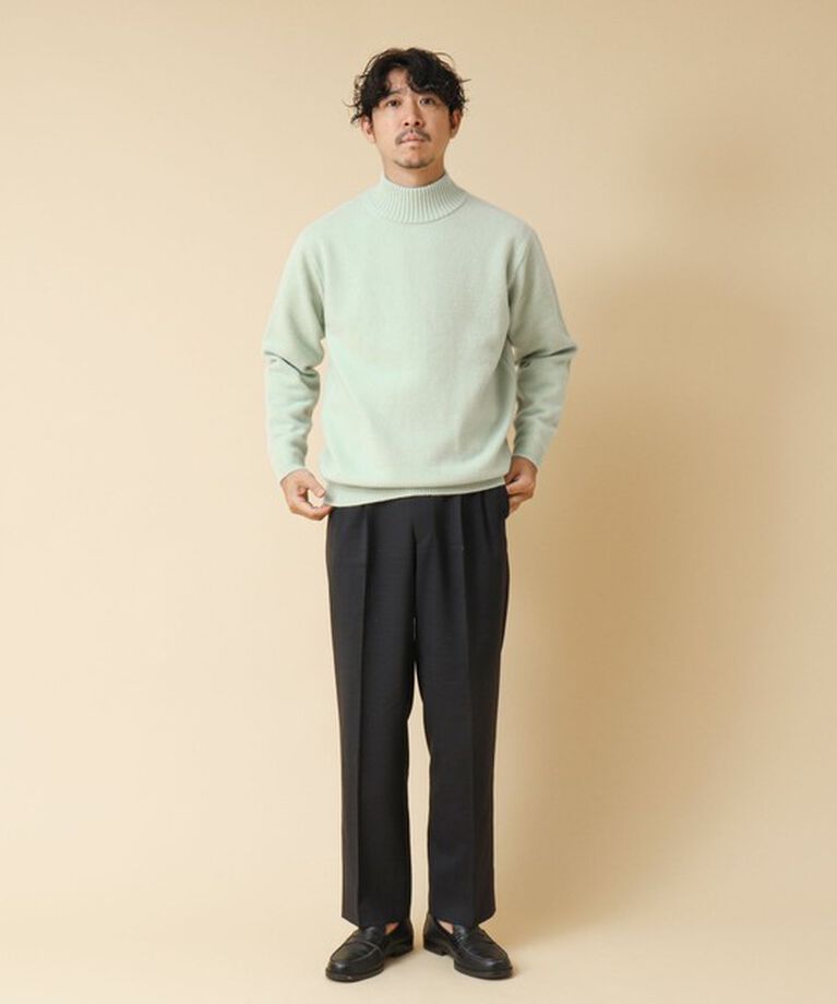 NOLLEY'S goodman「カシミヤ混 MUSIC ハイネックプルオーバーニット 24AW」|ニット・セーター|