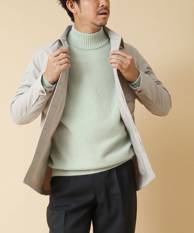 NOLLEY'S goodman「カシミヤ混 MUSIC ハイネックプルオーバーニット 24AW」|ニット・セーター|