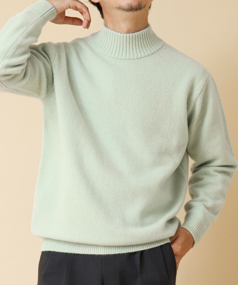 NOLLEY'S goodman「カシミヤ混 MUSIC ハイネックプルオーバーニット 24AW」|ニット・セーター|