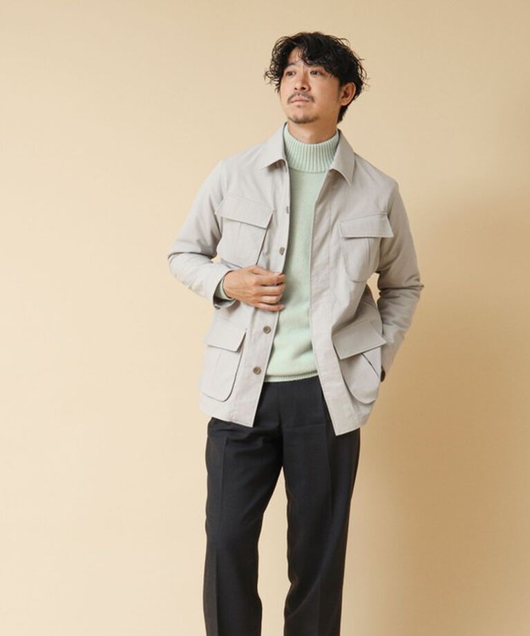 NOLLEY'S goodman「カシミヤ混 MUSIC ハイネックプルオーバーニット 24AW」|ニット・セーター|