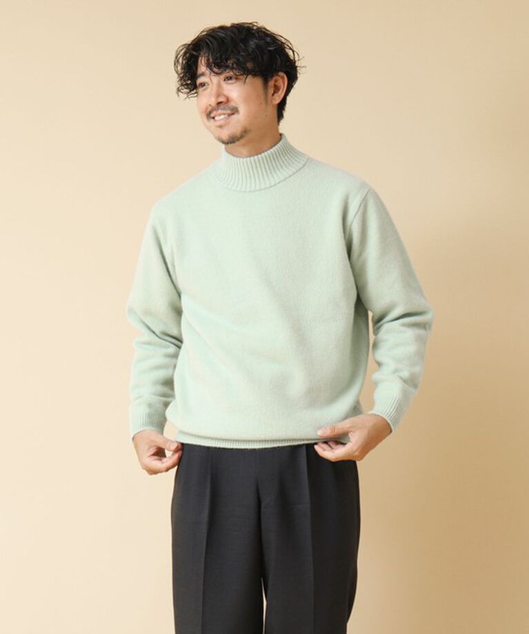 NOLLEY'S goodman「カシミヤ混 MUSIC ハイネックプルオーバーニット 24AW」|ニット・セーター|