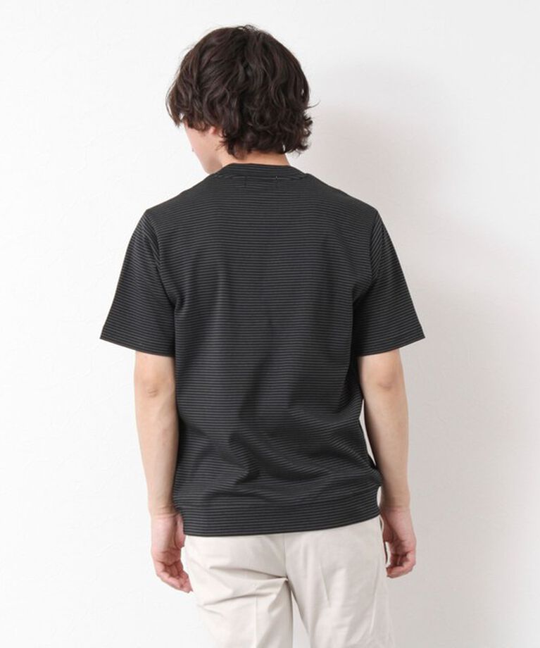 NOLLEY'S goodman「《ビジカジ対応》セミシルケットスムース ボーダー Vネック ドレスTシャツ 25SS」|Tシャツ・カットソー|