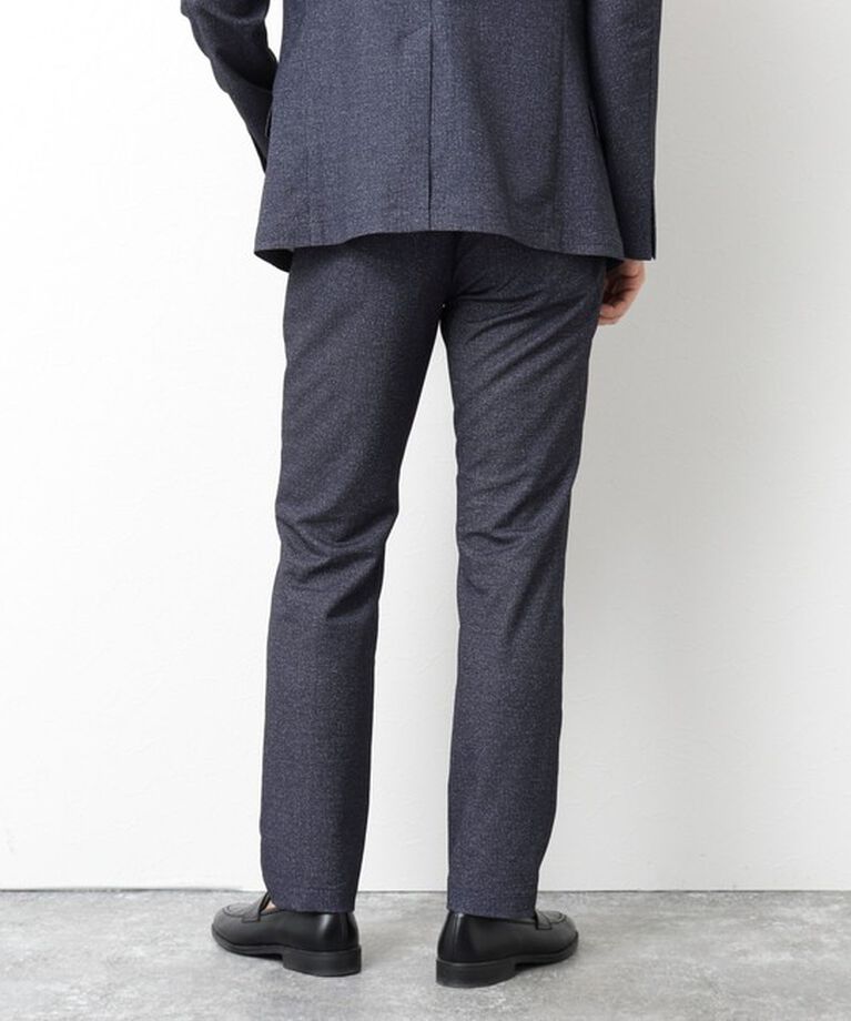 NOLLEY'S goodman「《セットアップ/ビジカジ対応》ドットサッカーストレッチパンツ 25SS」|チノ|