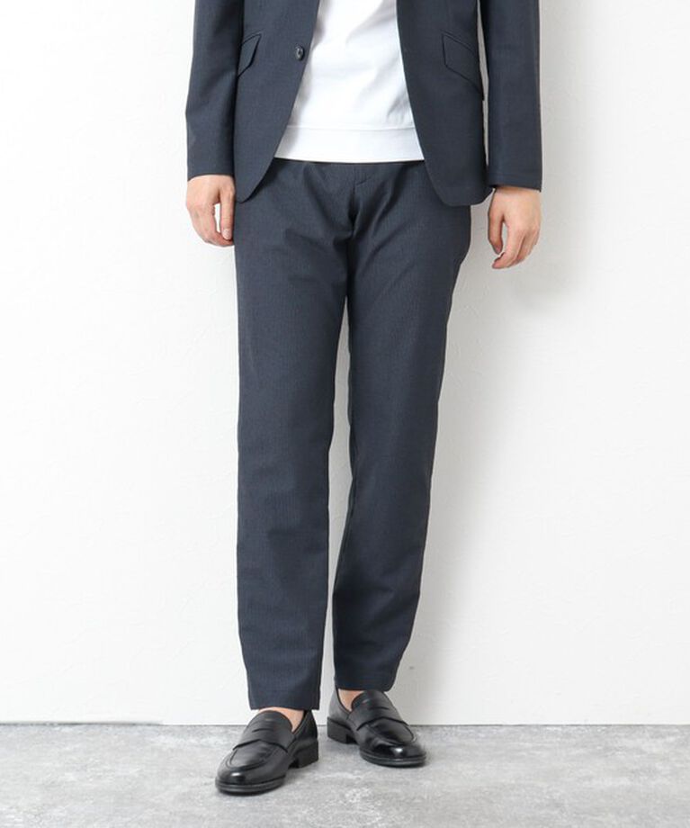 NOLLEY'S goodman「《セットアップ/ビジカジ対応》ドットサッカーストレッチパンツ 25SS」|チノ|