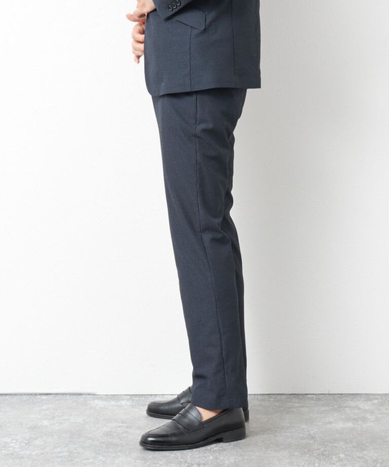 NOLLEY'S goodman「《セットアップ/ビジカジ対応》ドットサッカーストレッチパンツ 25SS」|チノ|