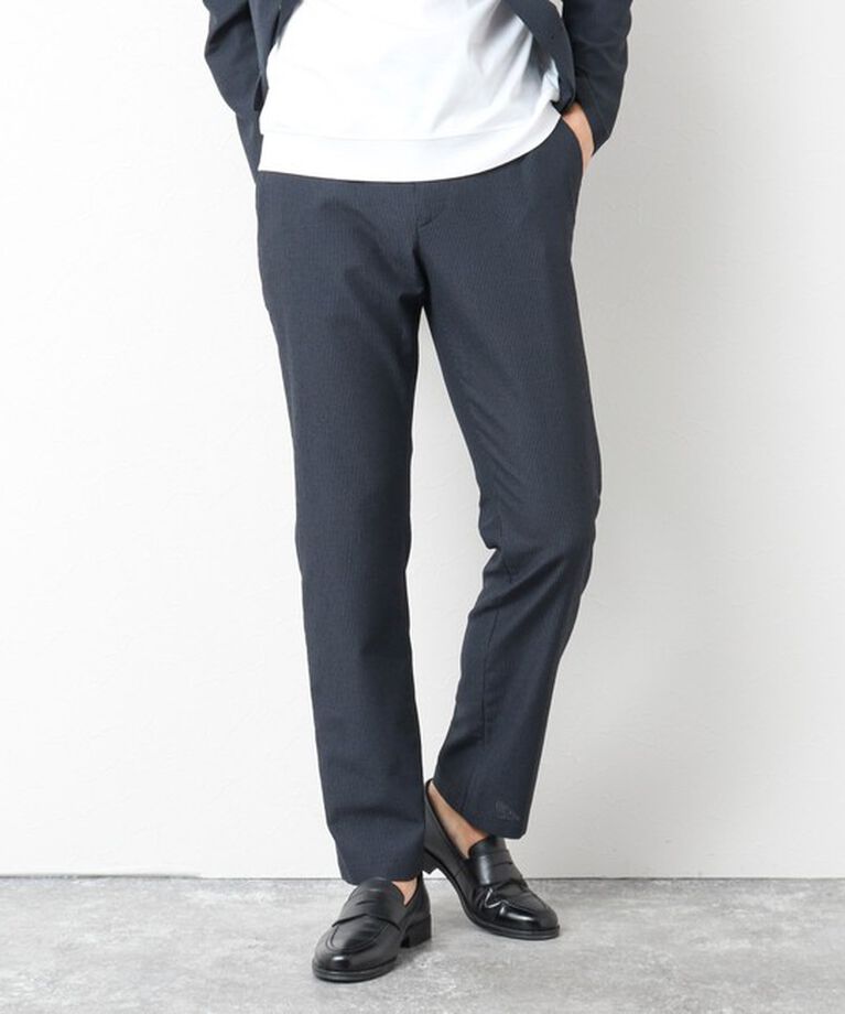 NOLLEY'S goodman「《セットアップ/ビジカジ対応》ドットサッカーストレッチパンツ 25SS」|チノ|