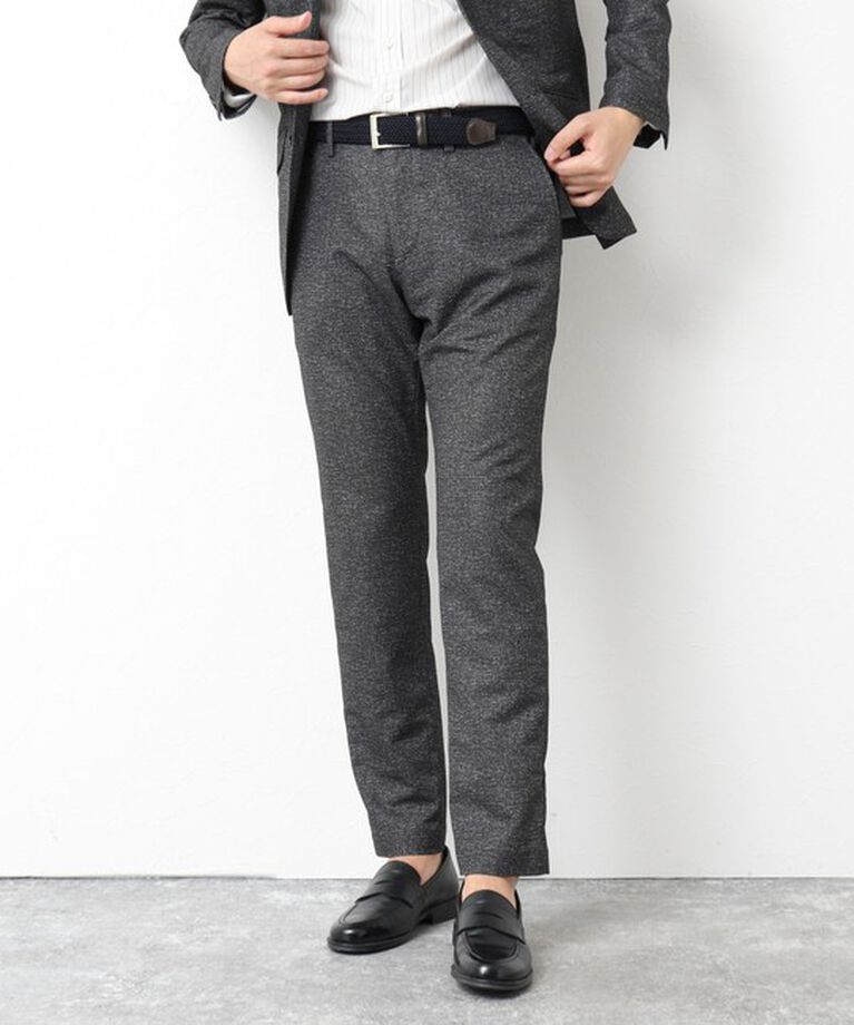 NOLLEY'S goodman「《セットアップ/ビジカジ対応》ドットサッカーストレッチパンツ 25SS」|チノ|
