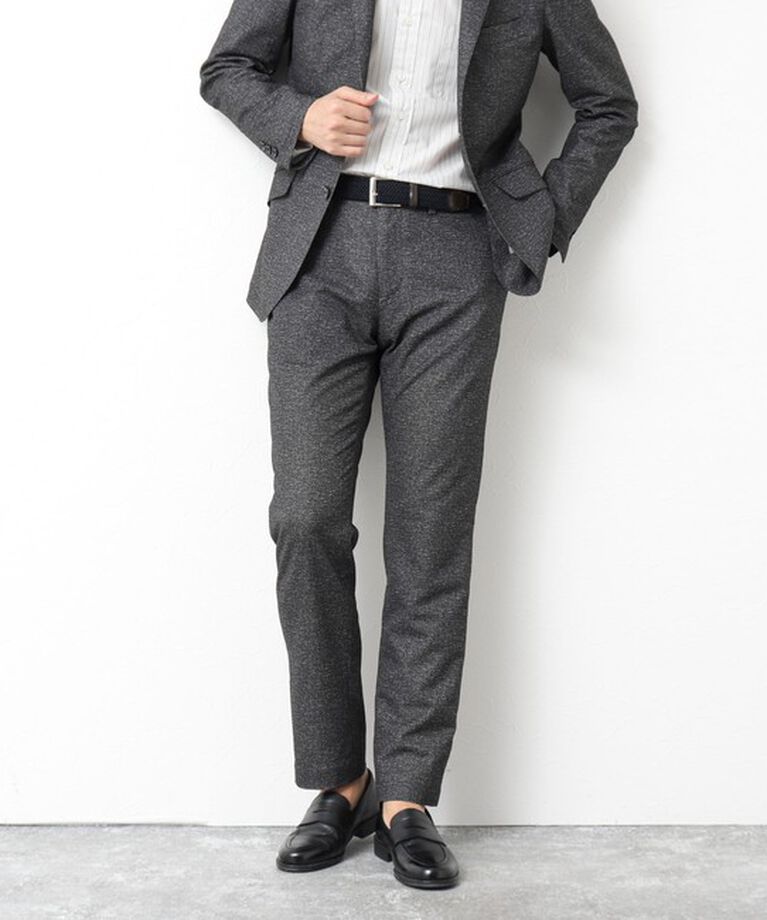 NOLLEY'S goodman「《セットアップ/ビジカジ対応》ドットサッカーストレッチパンツ 25SS」|チノ|