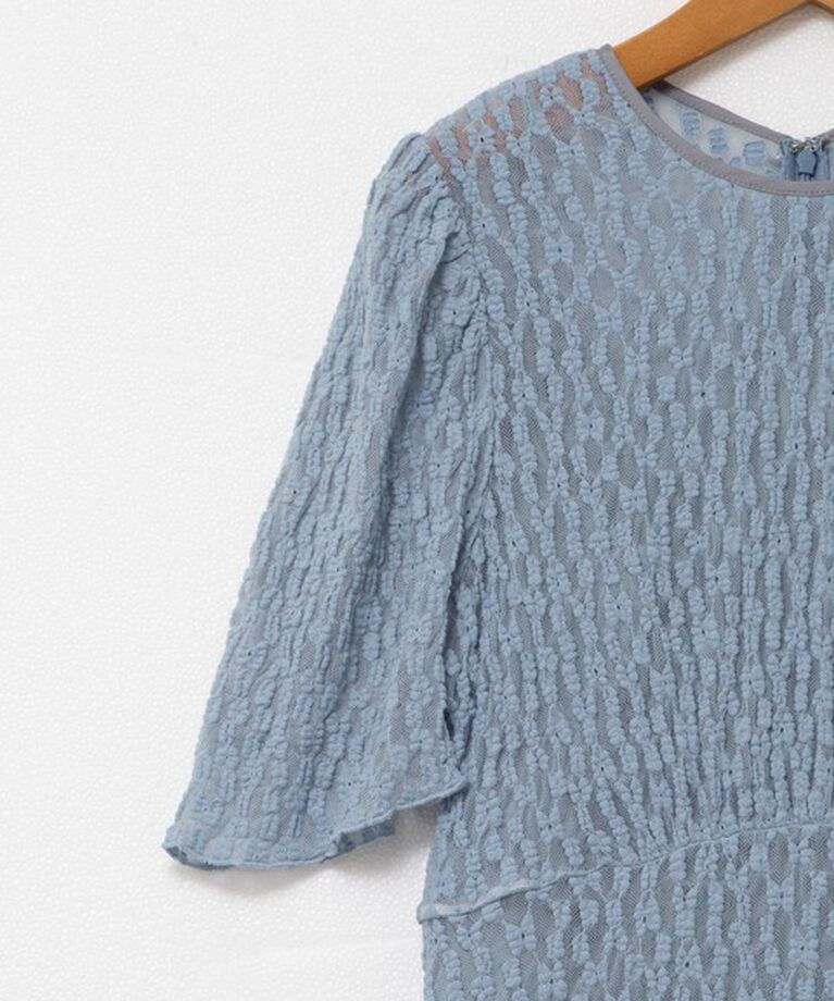 NOLLEY'S「【yosoyuki series】 ニットレースワンピース」|ワンピース|