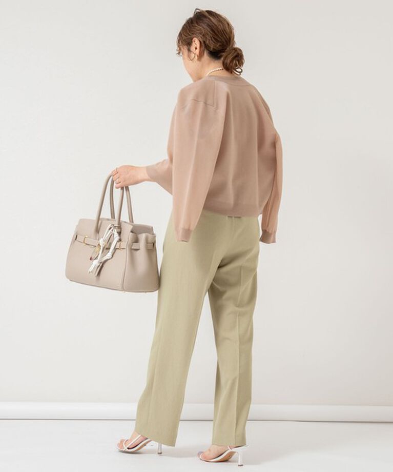 NOLLEY'S「【PR林☆別注カラーあり】ウォッシャブルツイルストレッチ愛されワイドパンツ」|その他|