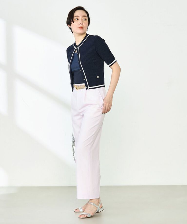 NOLLEY'S「【PR林☆別注カラーあり】ウォッシャブルツイルストレッチ愛されワイドパンツ」|その他|