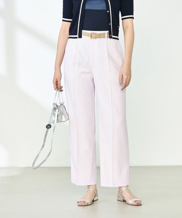 NOLLEY'S「【PR林☆別注カラーあり】ウォッシャブルツイルストレッチ愛されワイドパンツ」|その他|