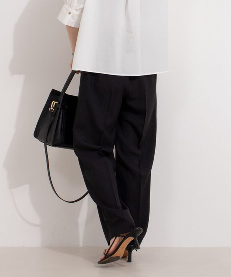 NOLLEY'S「【PR林☆別注カラーあり】ウォッシャブルツイルストレッチ愛されワイドパンツ」|その他|
