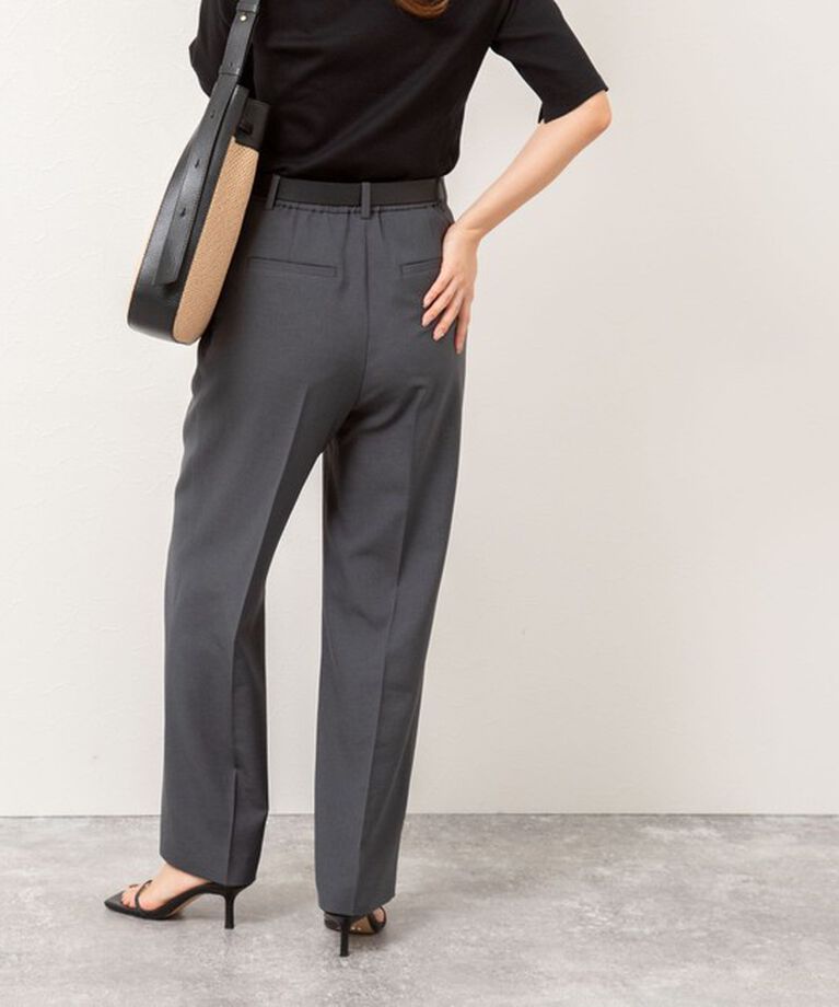 NOLLEY'S「【PR林☆別注カラーあり】ウォッシャブルツイルストレッチ愛されワイドパンツ」|その他|
