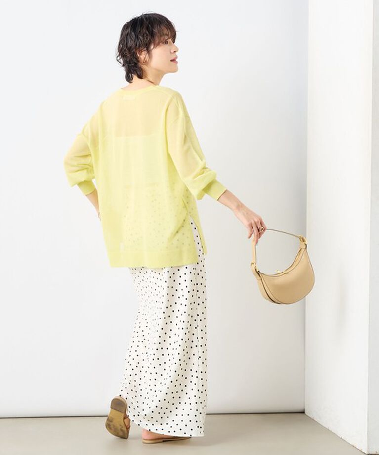 NOLLEY'S sophi「ウォッシャブルドットサテンナロースカート」|スカート|