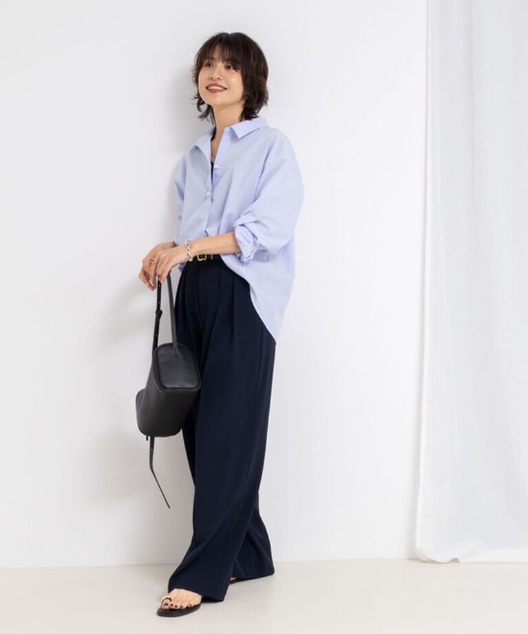 NOLLEY'S sophi「ウォッシャブル強撚ツイルワイドパンツ」|その他|
