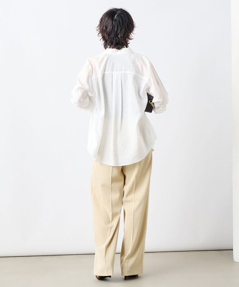 NOLLEY'S sophi「ウォッシャブル強撚ツイルワイドパンツ」|その他|