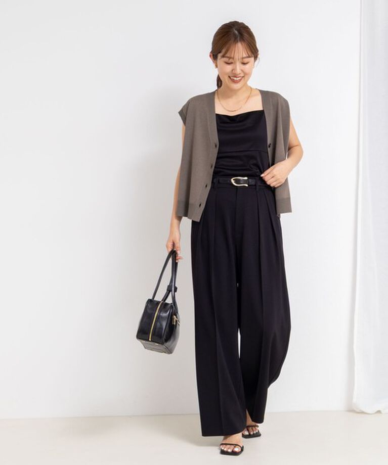 NOLLEY'S sophi「ウォッシャブル強撚ツイルワイドパンツ」|その他|