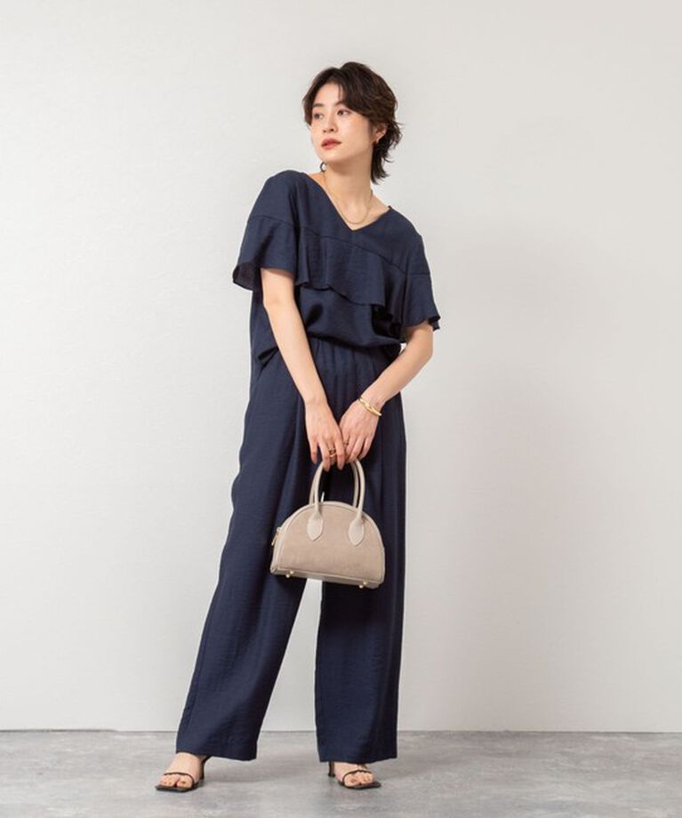 NOLLEY'S「◇【WEB限定】《セットアップ対応》ジュピターインゴムイージーワイドパンツ」|その他|