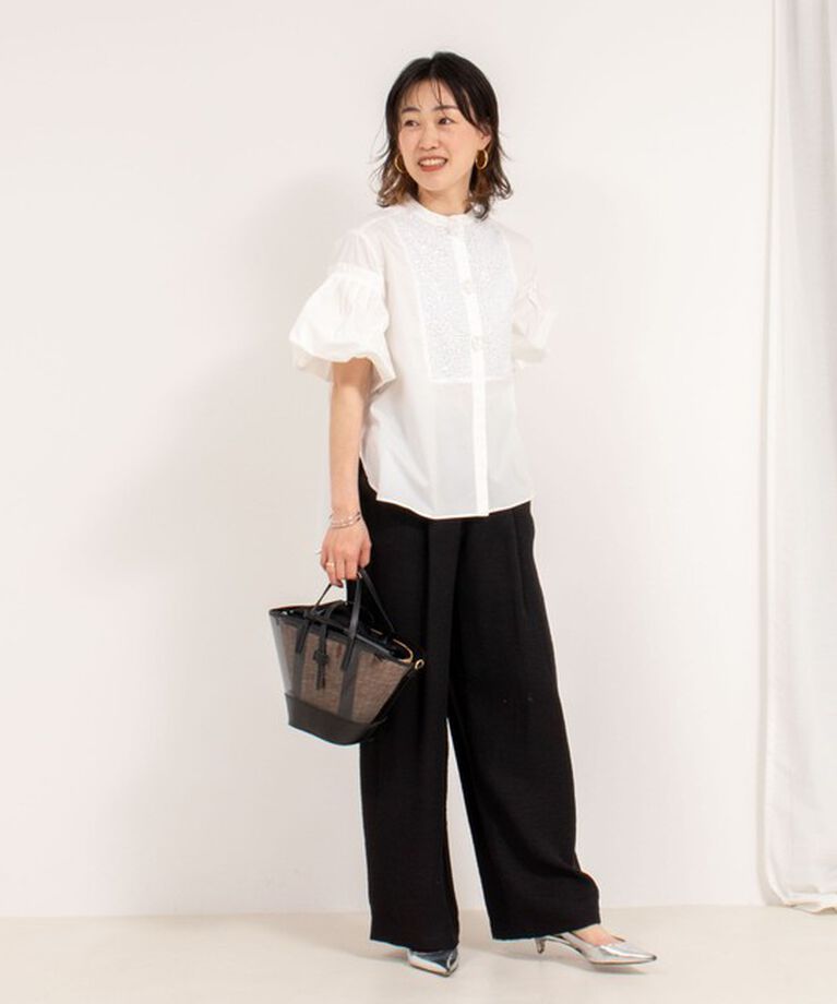 NOLLEY'S「◇【WEB限定】《セットアップ対応》ジュピターインゴムイージーワイドパンツ」|その他|