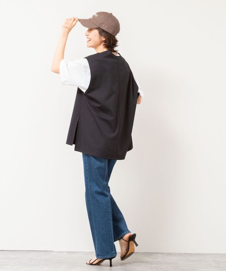 NOLLEY'S「【WEB STAFF高久☆別注カラーあり】COOL TOUCH 深Vネックプルオーバーカットソー」|ベスト・ジレ|