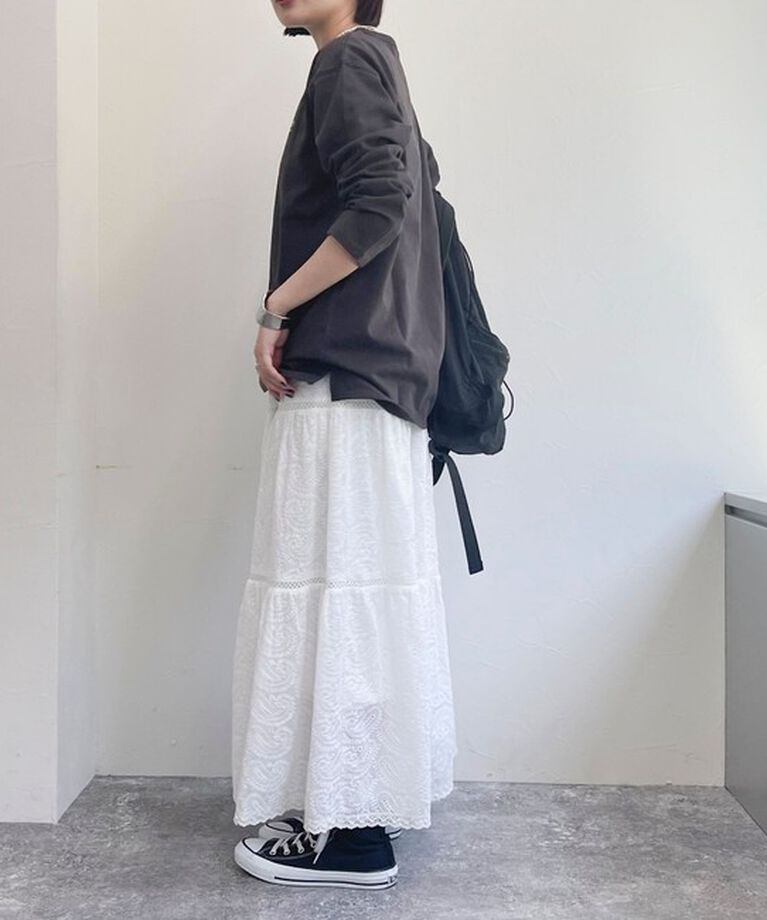 fredy emue「フラワープリントロンT」|Tシャツ・カットソー|