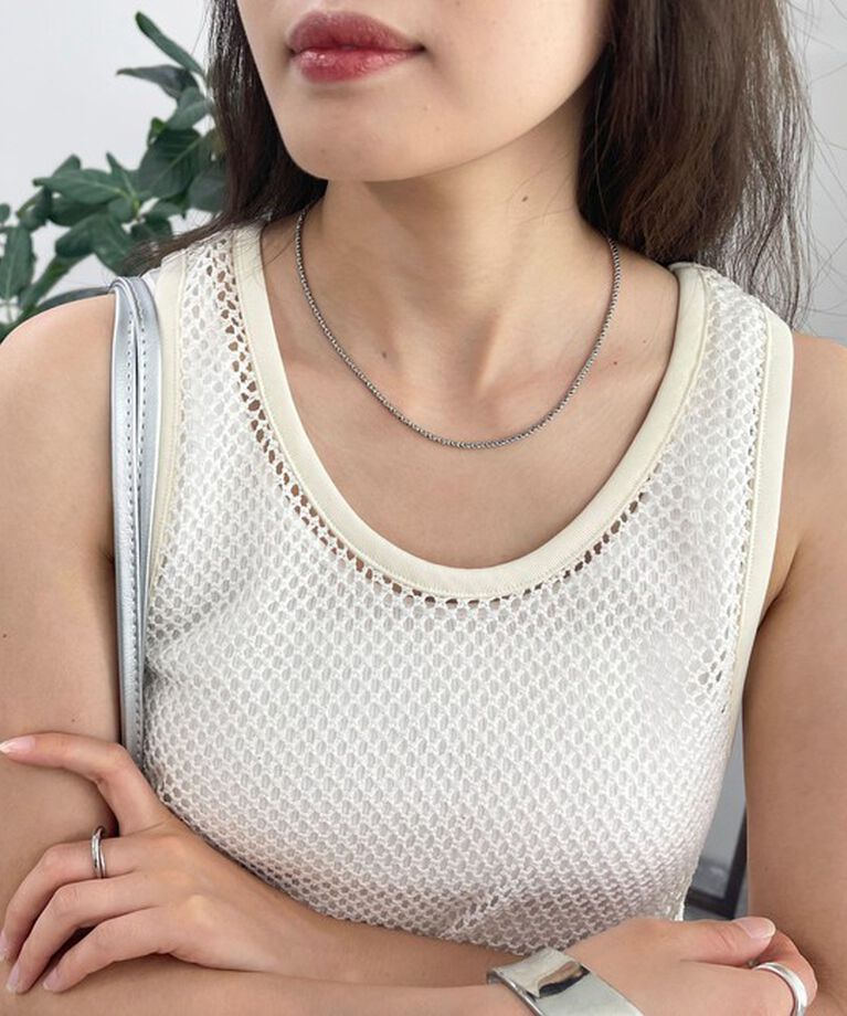 fredy emue「メッシュチュニックタンクトップ」|タンクトップ|