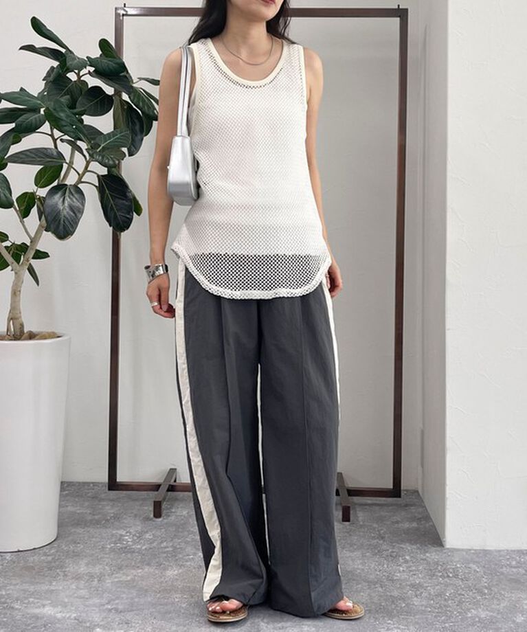 fredy emue「メッシュチュニックタンクトップ」|タンクトップ|