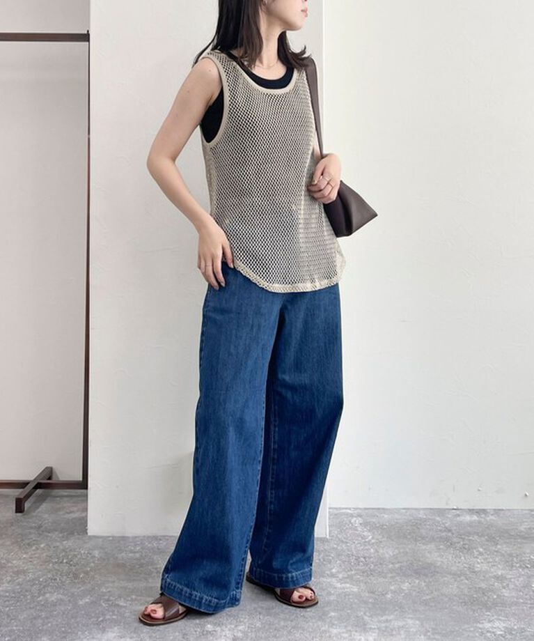 fredy emue「メッシュチュニックタンクトップ」|タンクトップ|