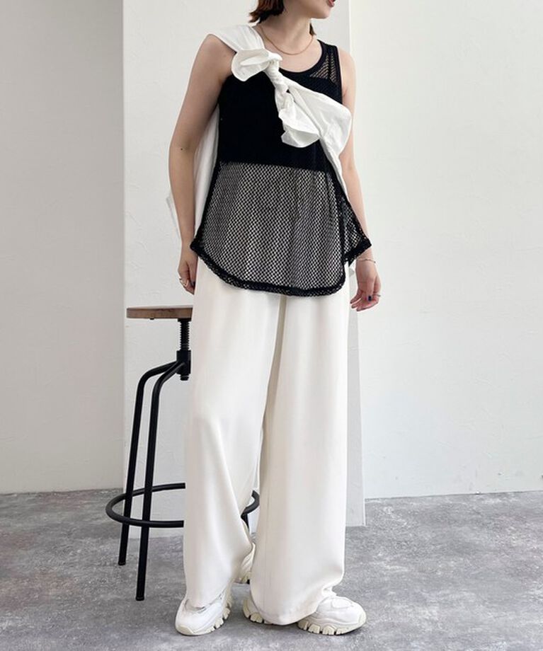 fredy emue「メッシュチュニックタンクトップ」|タンクトップ|